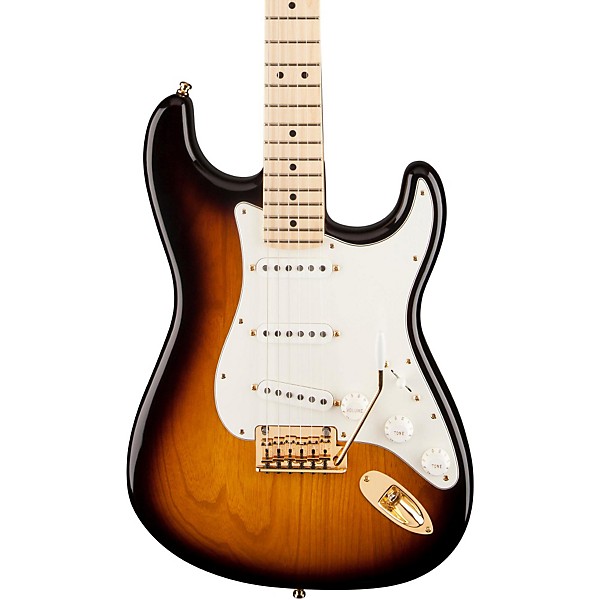 Fender American Standard 60th Anniversary Commemorative Stratocaster Electric Guitar 2-Color Sunburst Maple Fingerboard