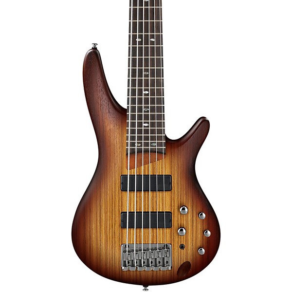 Ibanez SR506ZW 6-String Bass Flat Brown Burst