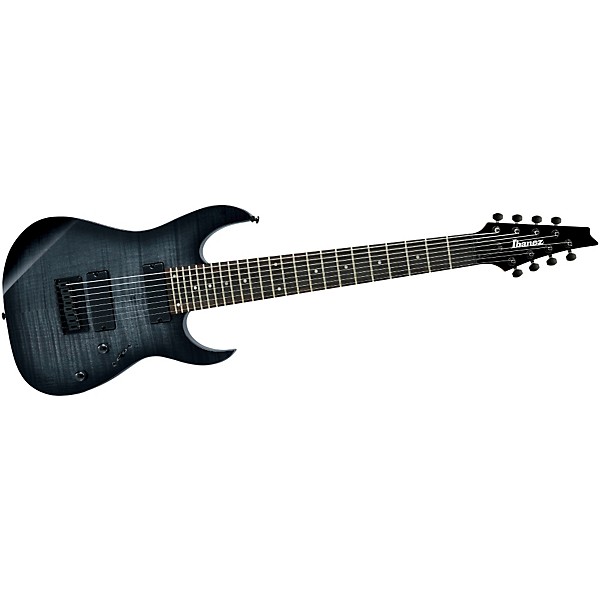Ibanez RG Series 8-String Flamed Maple Top Electric Guitar Transparent Gray Burst