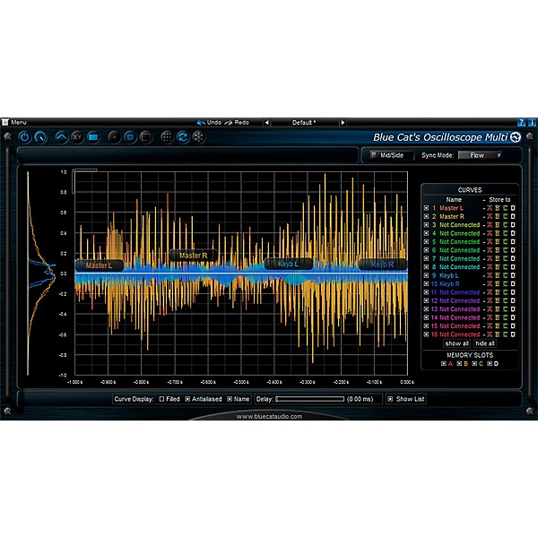 Blue Cat Audio Oscilloscope Multi Waveform Visualizer Software Download