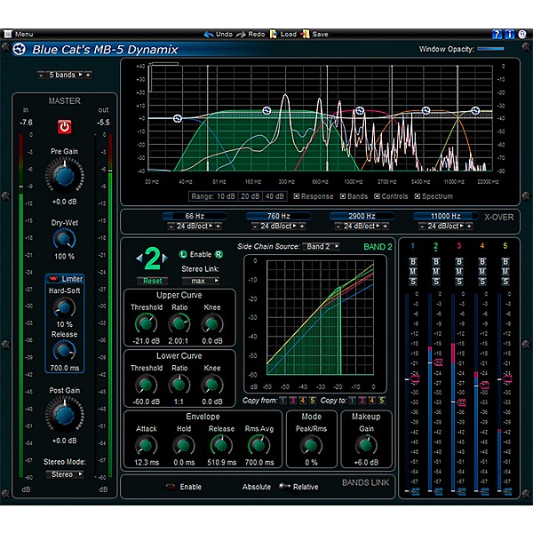 Blue Cat Audio MB-5 Dynamix Multiband Processor Software Download