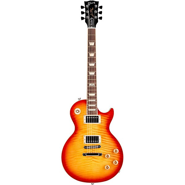 Gibson 2014 Les Paul Standard Plus Electric Guitar Heritage Cherry Sunburst Perimeter
