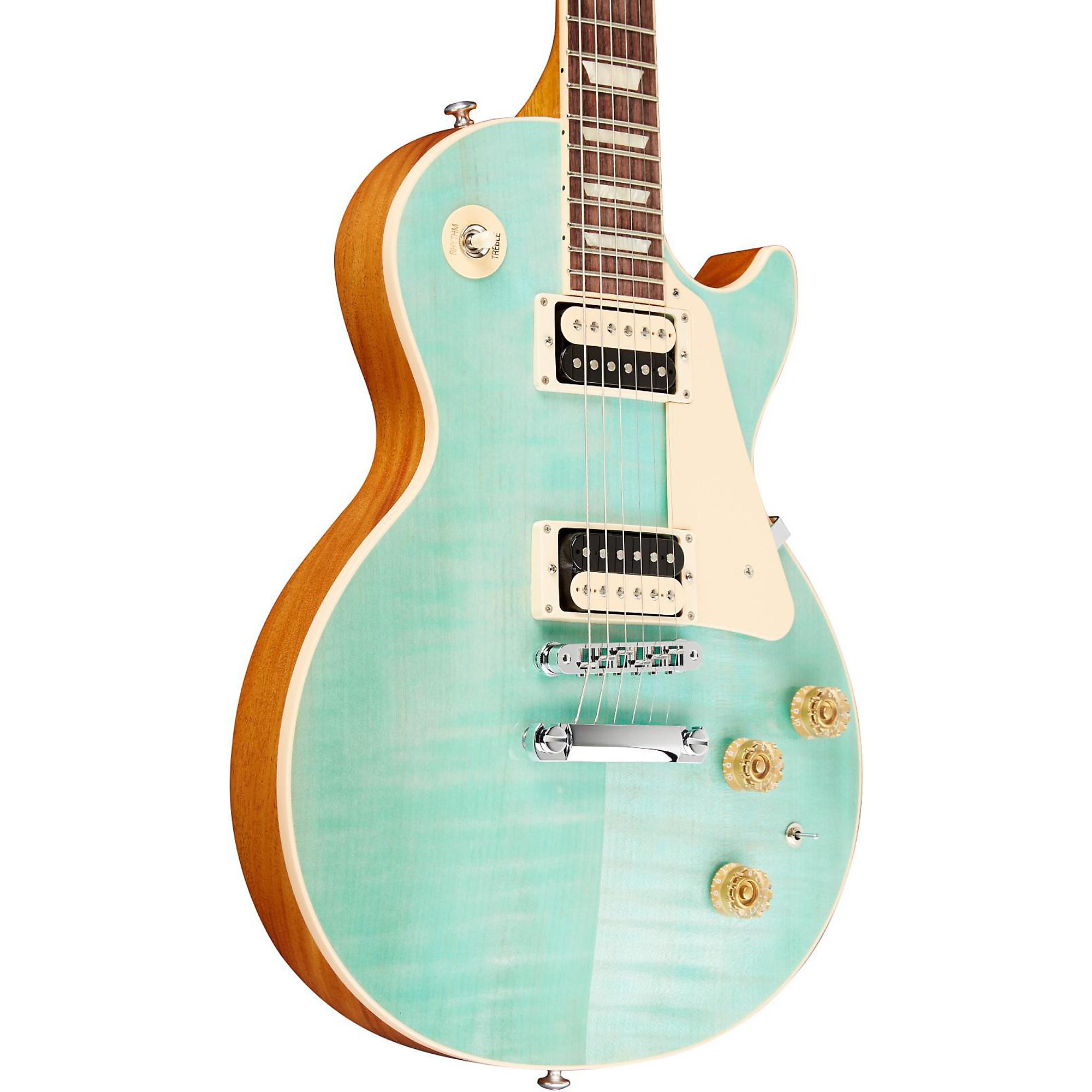 Gibson 2014 Les Paul Classic Electric Guitar Sea Foam Green
