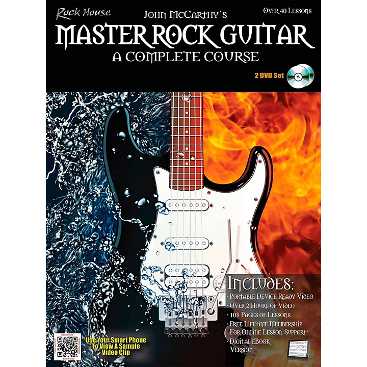 Rock House Master Rock Guitar A Complete Course Book/2DVD Pack