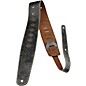 Perri's 2.5" Distressed Leather Guitar Strap with Perforated Vents and Soft Leather Back Gray thumbnail