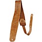 Perri's 2.5" Distressed Leather Guitar Strap with Perforated Vents and Soft Leather Back Tan thumbnail