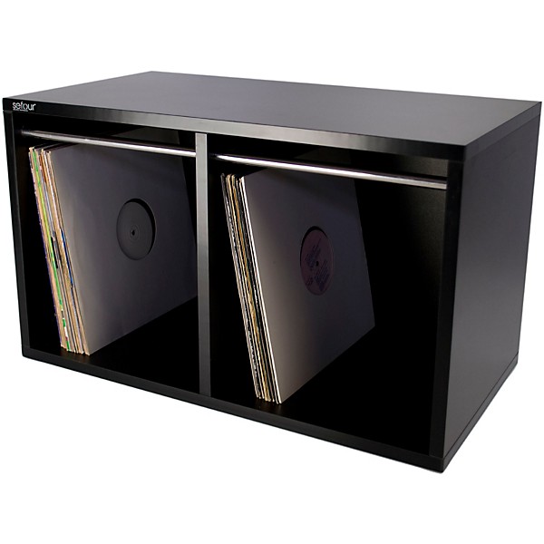 Sefour Vinyl Record Carry Box Black