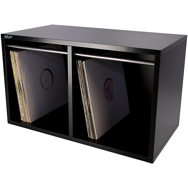Sefour Vinyl Record Carry Box Black