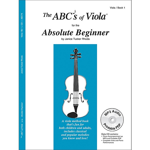 Carl Fischer The Abc's of Viola for the Absolute Beginner - Book 1 (Book/CD)