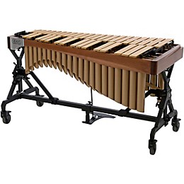 Open Box Adams Alpha Series 3.0 Octave Vibraphone, Silver Bars Motor Traveler Frame Walnut Rails Level 2 Satin Gold Resonators 190839860453