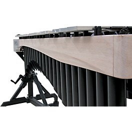 Adams Alpha Series 3.0 Octave Vibraphone, Silver Bars Motor Traveler Frame White Wash Rails Black Resonators