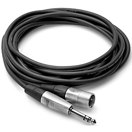 Hosa HSX-010 Pro Balanced Interconnect, REAN 1/4"  TRS to XLR3M (10ft) 10 ft.