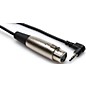 Hosa XVS-101F XLR3F to Right-Angle 3.5mm TRS Microphone Cable 1 ft. thumbnail