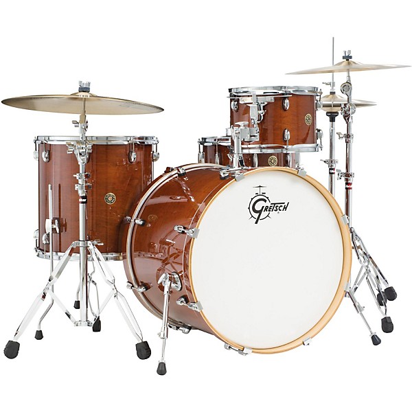 Gretsch Drums Catalina Maple 4-Piece Shell Pack with 22" Bass Drum Walnut Glaze