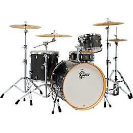 Gretsch Drums Catalina Maple 4-Piece Shell Pack with 22" Bass Drum Black Stardust