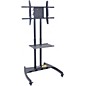 H. Wilson Luxor Adjustable Flat Panel Cart with Shelf and Rotating Mount thumbnail