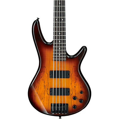 Ibanez Gsr205sm 5-String Electric Bass Brown Burst Rosewood Fretboard for sale