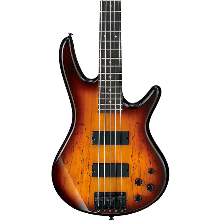 Ibanez GSR205SM 5-String Electric Bass Brown Burst Rosewood fretboard ...