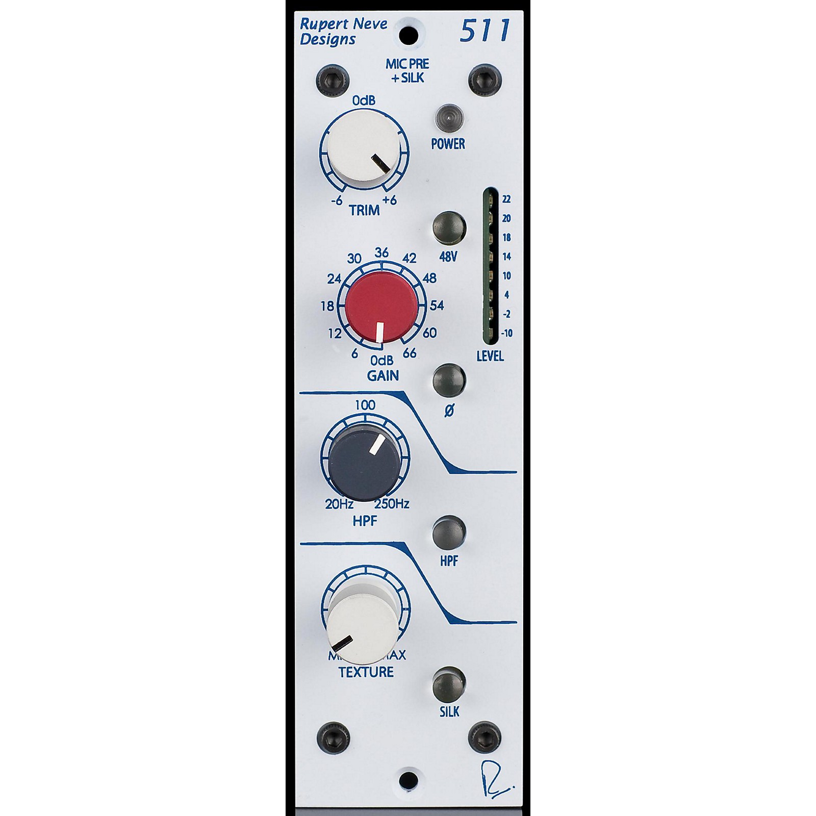 Rupert Neve Designs Portico 511 500-Series Mic Preamp with Texture