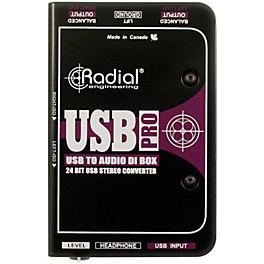 Radial Engineering USB-Pro Stereo USB Laptop DI