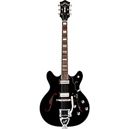 Guild Starfire V Semi-Hollow Electric Guitar With Guild Vibrato Tailpiece Black