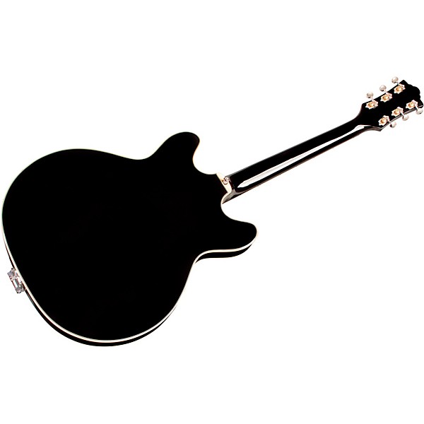 Guild Starfire V Semi-Hollow Electric Guitar With Guild Vibrato Tailpiece Black
