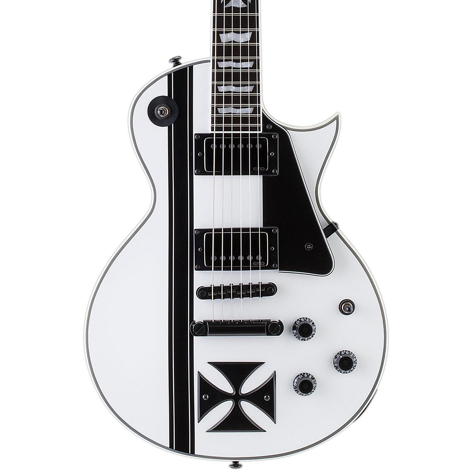 Miniature Guitar Metallica James Hetfield Iron Cross Gibson Style