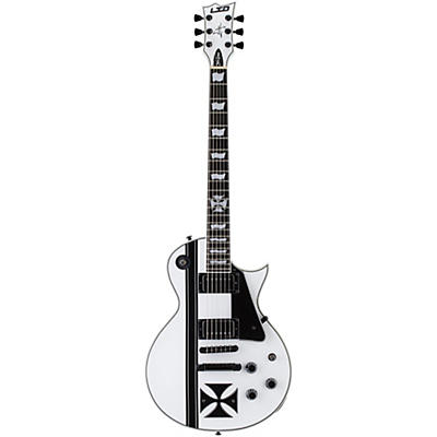 Esp Ltd James Hetfield Signature Iron Cross Electric Guitar Snow White for sale