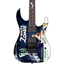 ESP LTD Kirk Hammett Signature White Zombie Electric Guitar Graphic