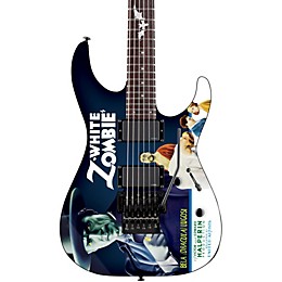 Open Box ESP LTD Kirk Hammett Signature White Zombie Electric Guitar Level 2 Graphic 197881117887