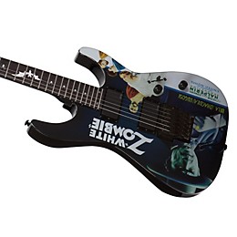 ESP LTD Kirk Hammett Signature White Zombie Electric Guitar Graphic
