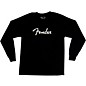 Fender Spaghetti Logo Long Sleeve Shirt Black Large thumbnail