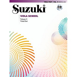 Suzuki Suzuki Viola School Viola Part Book & CD Volume 9
