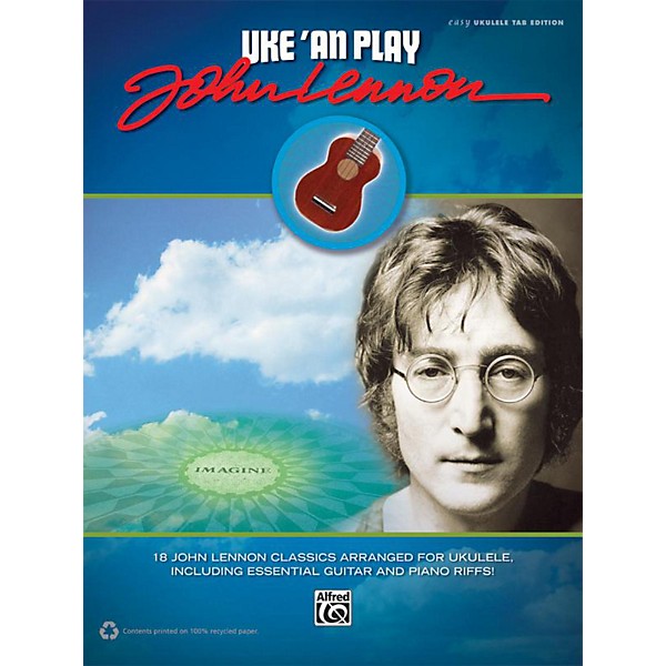 Alfred Uke 'An Play John Lennon Easy Ukulele TAB Book