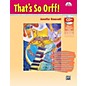 Alfred That's So Orff!  Book & Data CD thumbnail