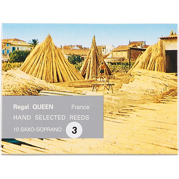 Rigotti Queen Reeds for Soprano Saxophone Strength 2 Box of 10