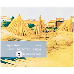 Rigotti Queen Reeds for Bass Clarinet Strength 3 Box of 10