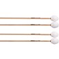 Malletech Concerto Marimba Mallets Set of 4 (2 Matched Pairs) White thumbnail