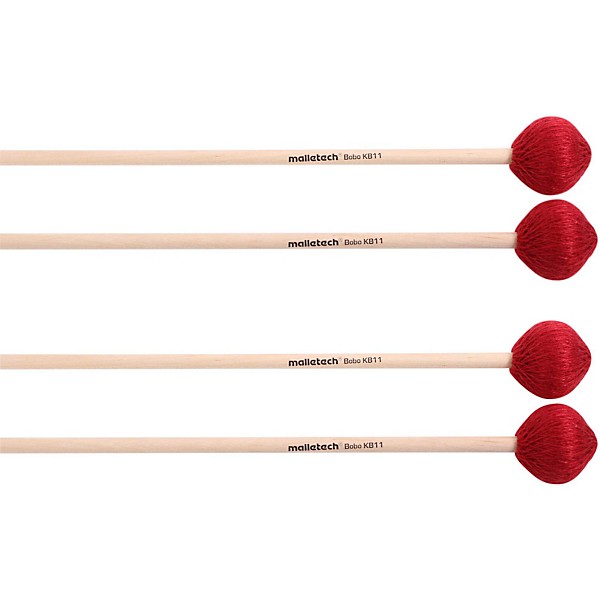 Malletech Bobo Marimba Mallets Set of 4 (2 Matched Pairs) 11