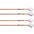 Malletech Klimasara Marimba Mallets Set of 4 (2 Mat... Malletech Klimasara Marimba Mallets Set of 4 (2 Matched Pairs) Hard 21