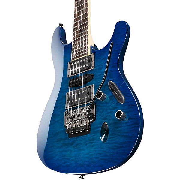Ibanez S Series S670QM Electric Guitar Sapphire Blue