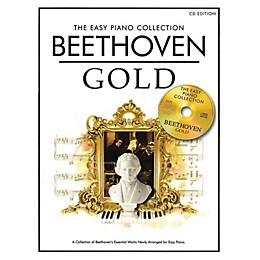 Music Sales The Essential Collection Beethoven Easy Piano Gold Book/CD