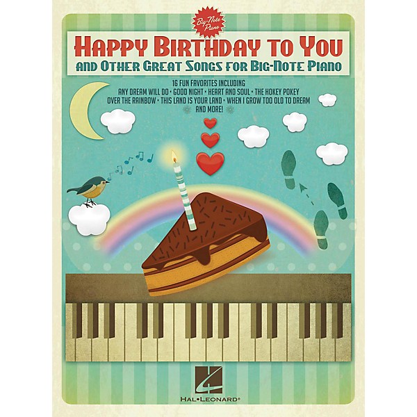 Hal Leonard Happy Birthday To You And Other Great Songs For Big-Note Piano