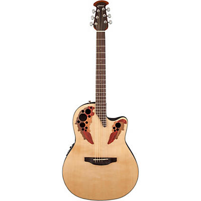 Ovation Celebrity Elite Acoustic-Electric Guitar Natural for sale