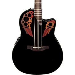 Blemished Ovation Celebrity Elite Acoustic-Electric Guitar Level 2 Black 197881171346