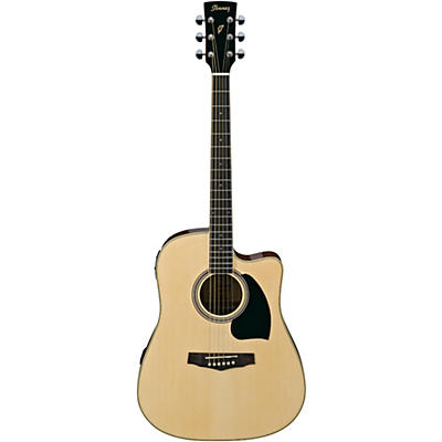 Ibanez Pf15ecent Performance Dreadnought Acoustic-Electric Guitar Natural for sale