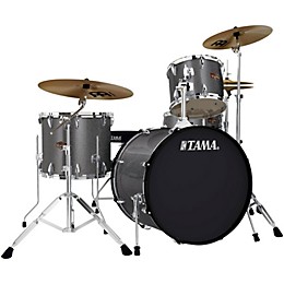 TAMA Imperialstar 4-Piece Drum Kit with Cymbals Galaxy Silver