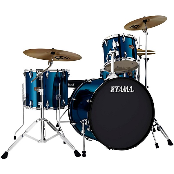 TAMA Imperialstar 4-Piece Drum Kit with Cymbals Midnight Blue