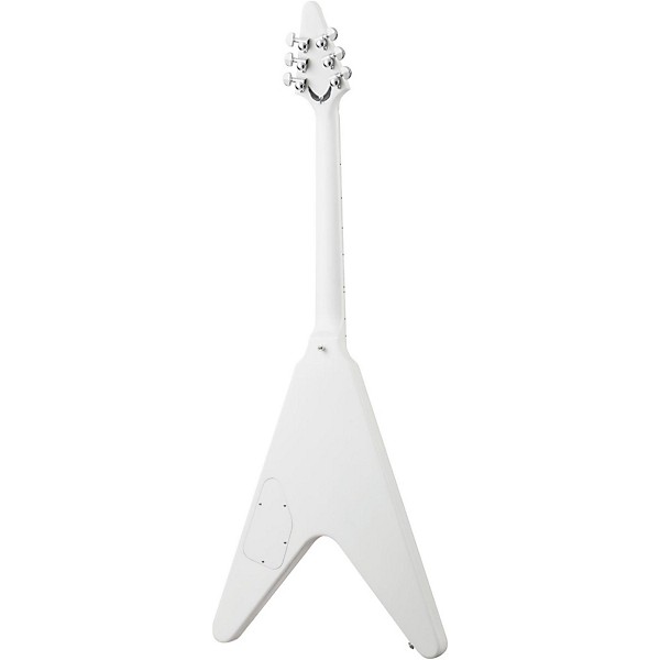 Gibson Brendon Small Metalocalypse Snow Falcon Flying V Electric Guitar Alpine White Gray Burst Maple Fingerboard with Whi...
