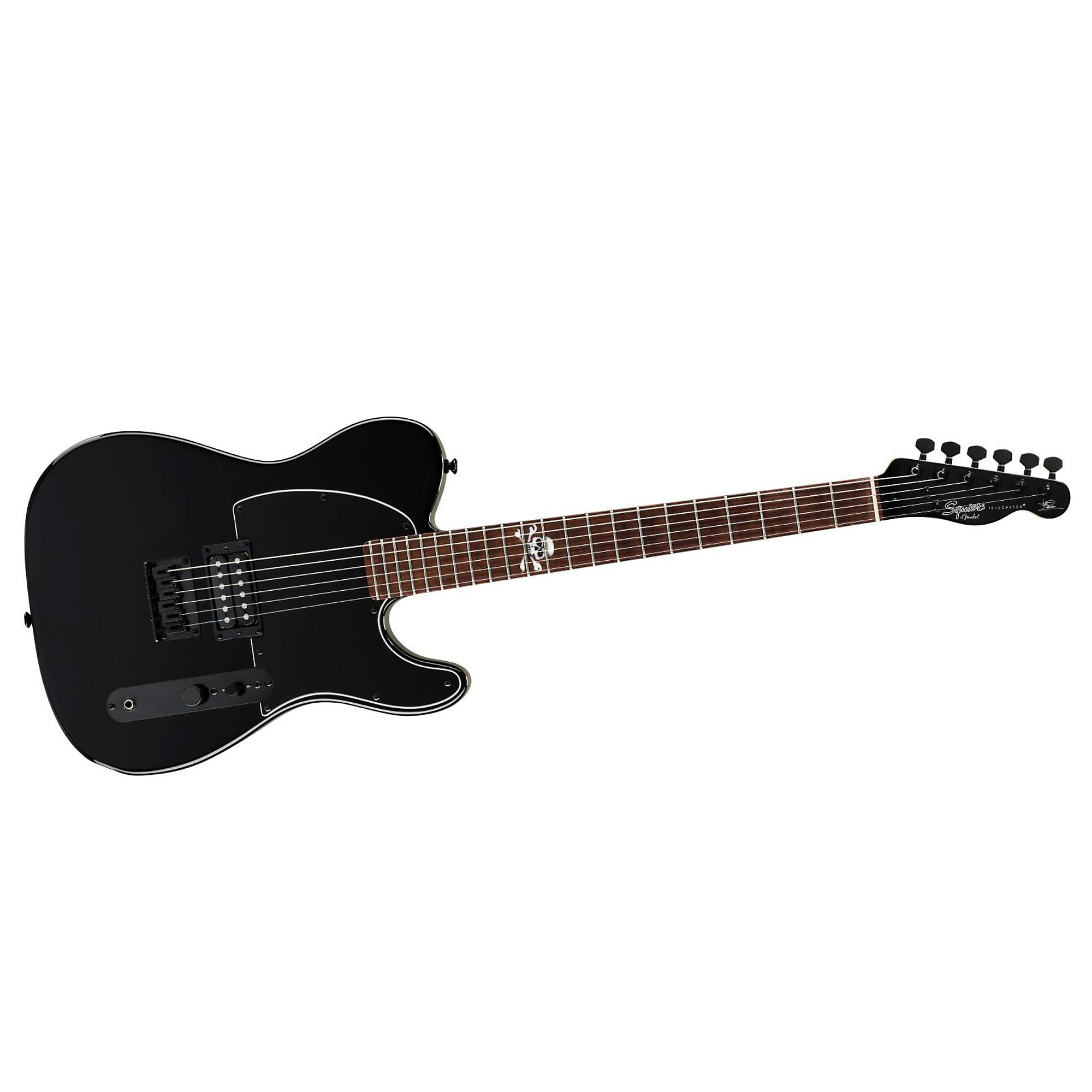 Squier Black Skull and Crossbones Logo | Guitar Center